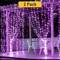 300 LED Hanging Curtain Lights — Plug-In, 8 Modes, Flexible Clear Cable